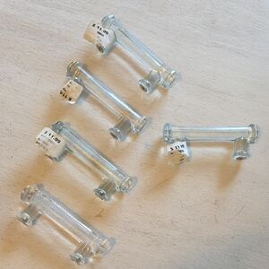 Clear‎ Glass Drawer Pulls Set